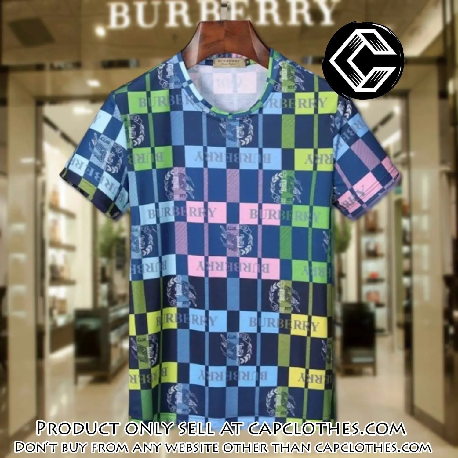 Burberry multicolor black luxury brand unisex tshirt outfit for men women cc5623234